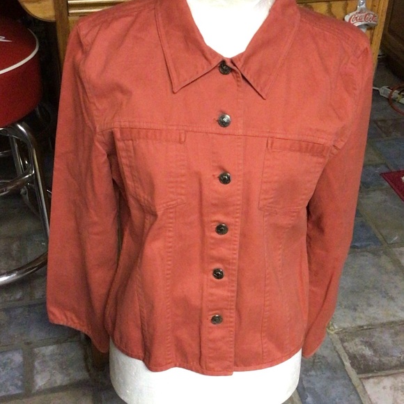 Christopher & Banks Rust Jacket NWOT - Picture 1 of 9